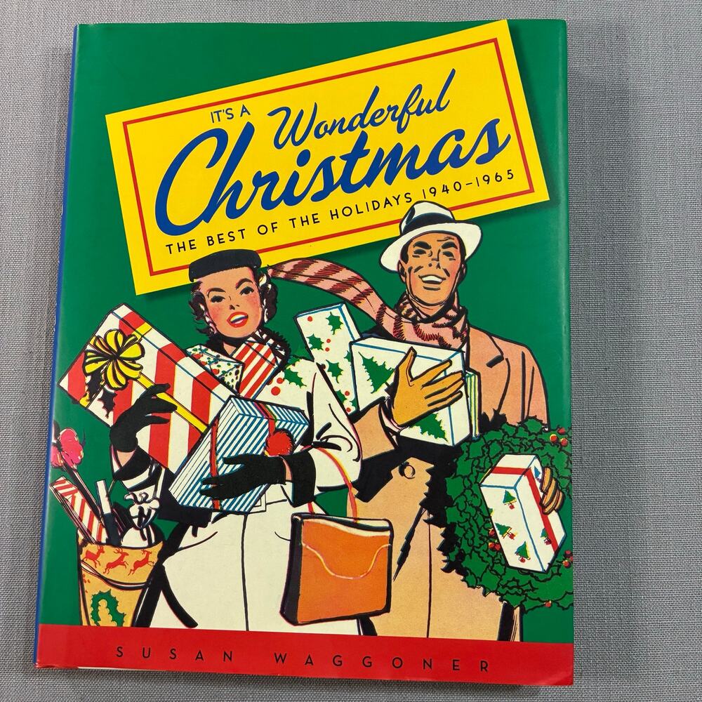 Vintage Christmas Coffee Table Book 1940-1965 Susan Waggoner Hardcover